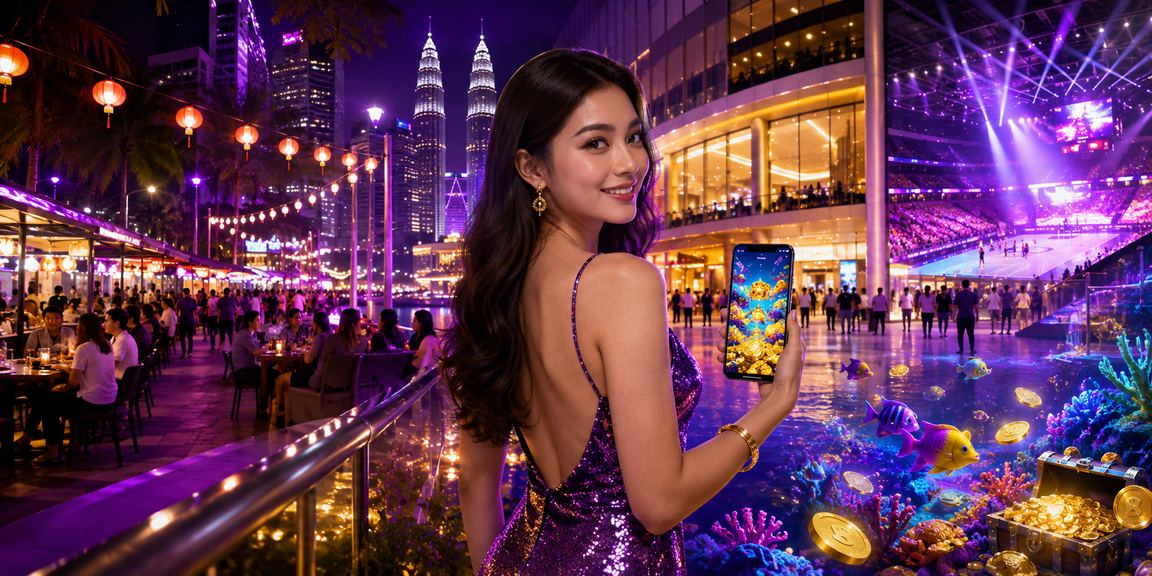 Permainan tembak ikan gaya Melayu Kuala Lumpur